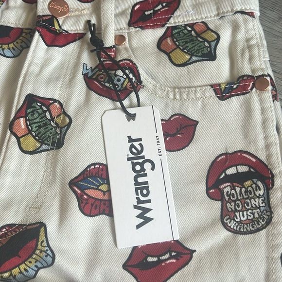 Wrangler Barrel 652 High Rise Read My Lips Jeans NWT - Picture 10 of 16